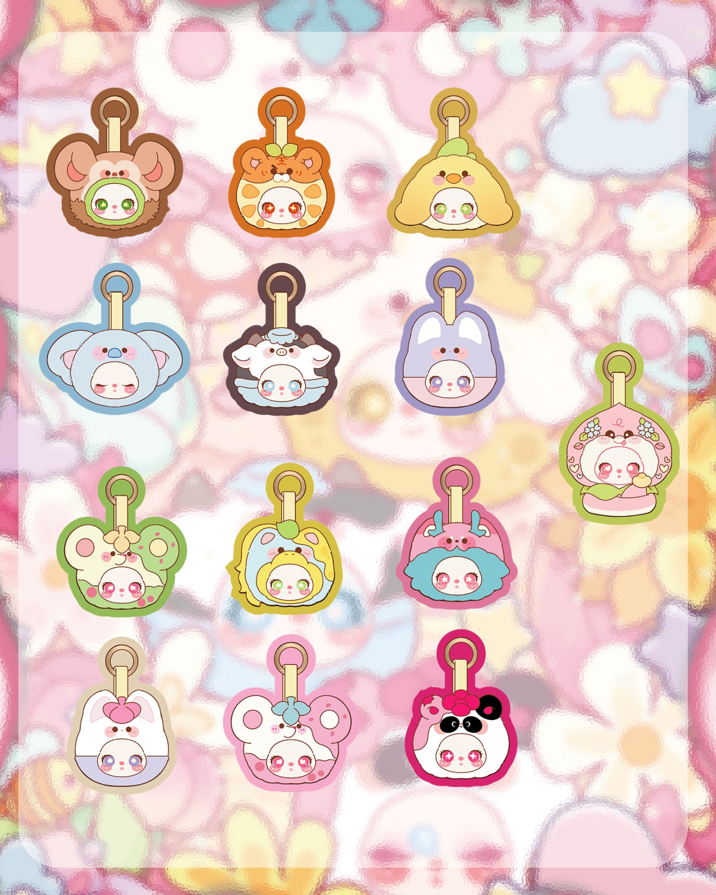 Liila Garden Tea Party Mini Plush Pendant
