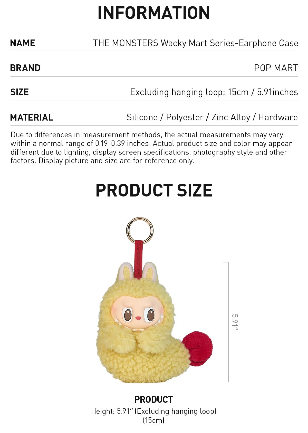 Labubu Wacky Mart - Shrimp Tempura Earphone Case