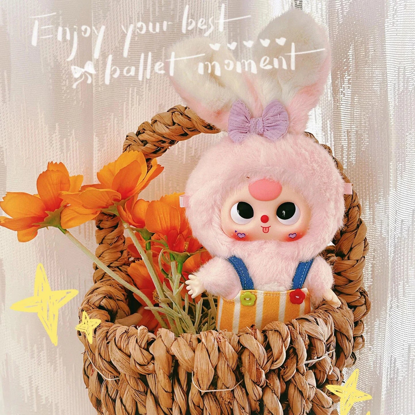 Baby Three Rabbit Macaron V1 Cute Bunny Plush Blind Box
