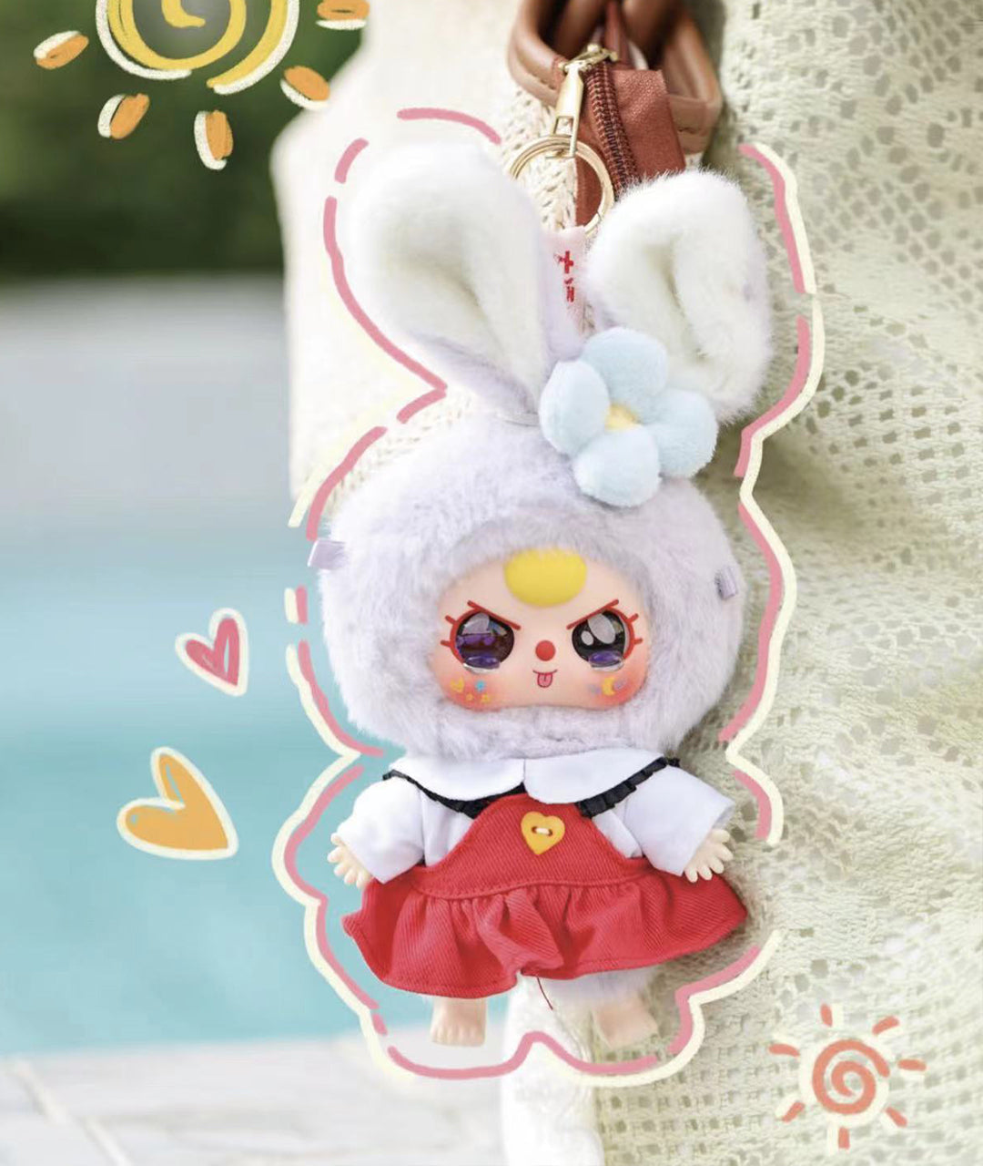 Baby Three Rabbit Macaron V1 Cute Bunny Plush Blind Box