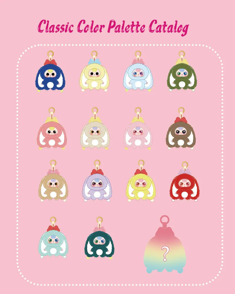 Baby Three Rabbit Macaron V2 Cute Bunny Plush Blind Box