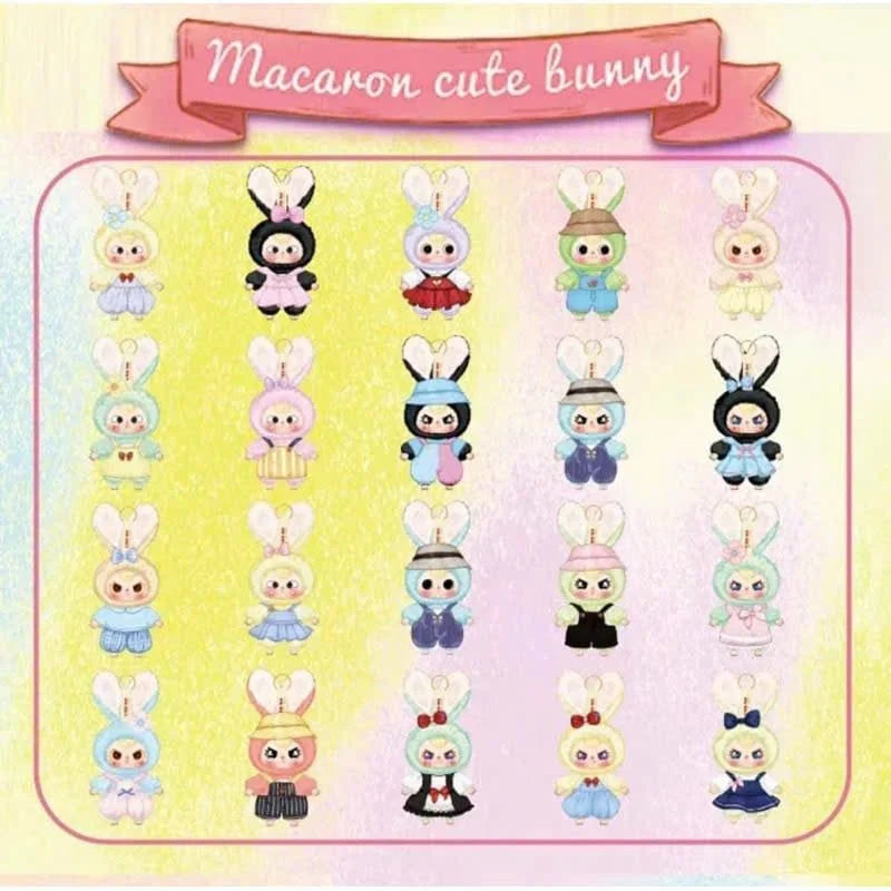 Baby Three Rabbit Macaron V1 Cute Bunny Plush Blind Box