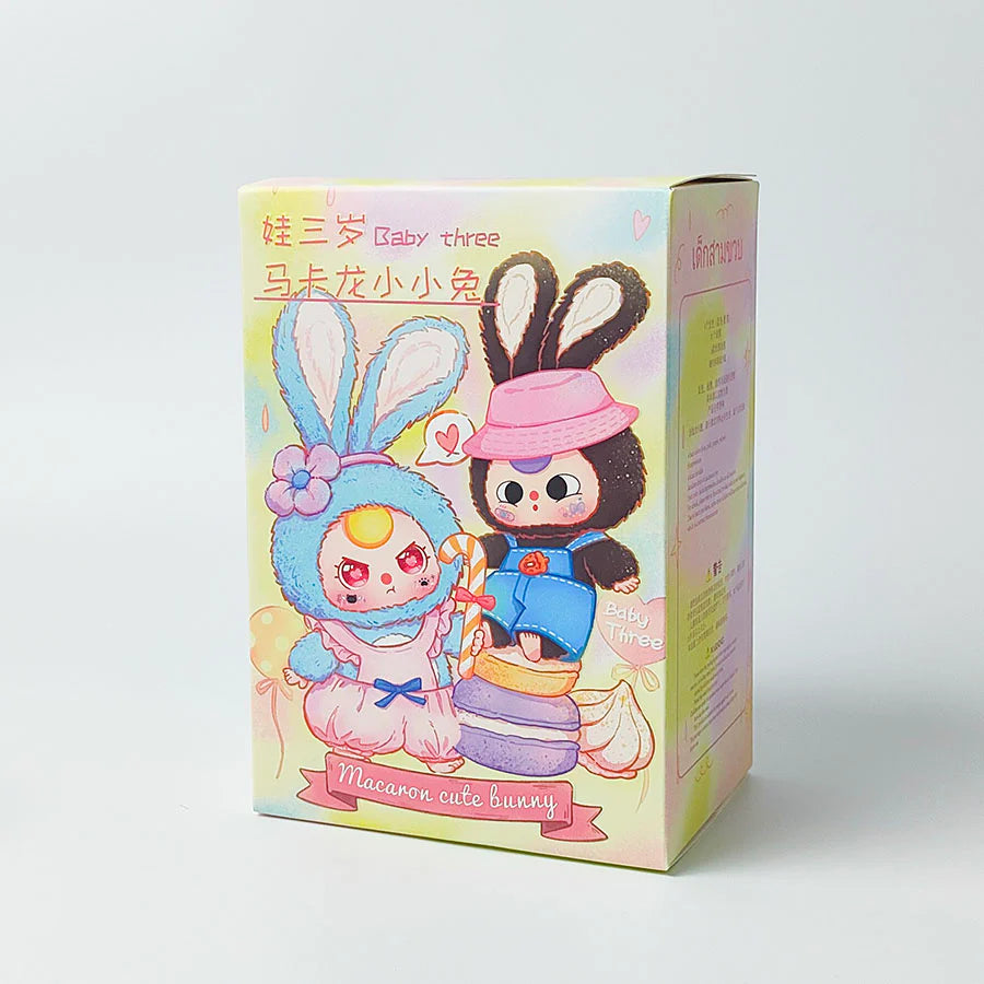 Baby Three Rabbit Macaron V1 Cute Bunny Plush Blind Box