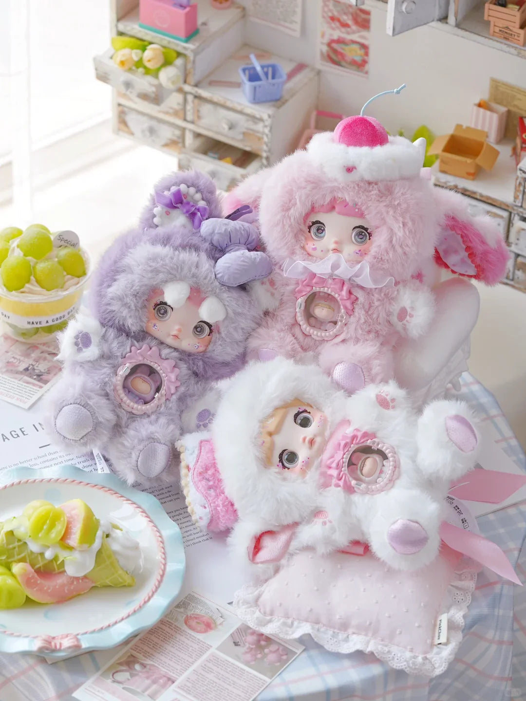 Nommi x Amarlilith A Bite of Sweetheart Plush Series Blind Box