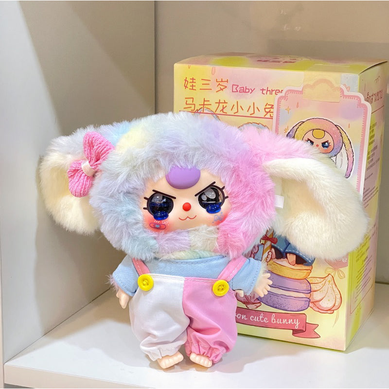Baby Three Rabbit Macaron V1 Cute Bunny Plush Blind Box