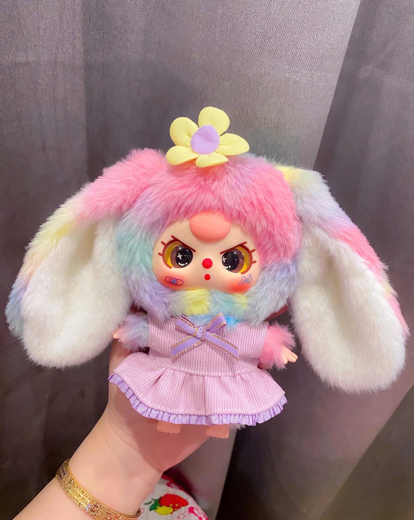 Baby Three Rabbit Macaron V2 Cute Bunny Plush Blind Box