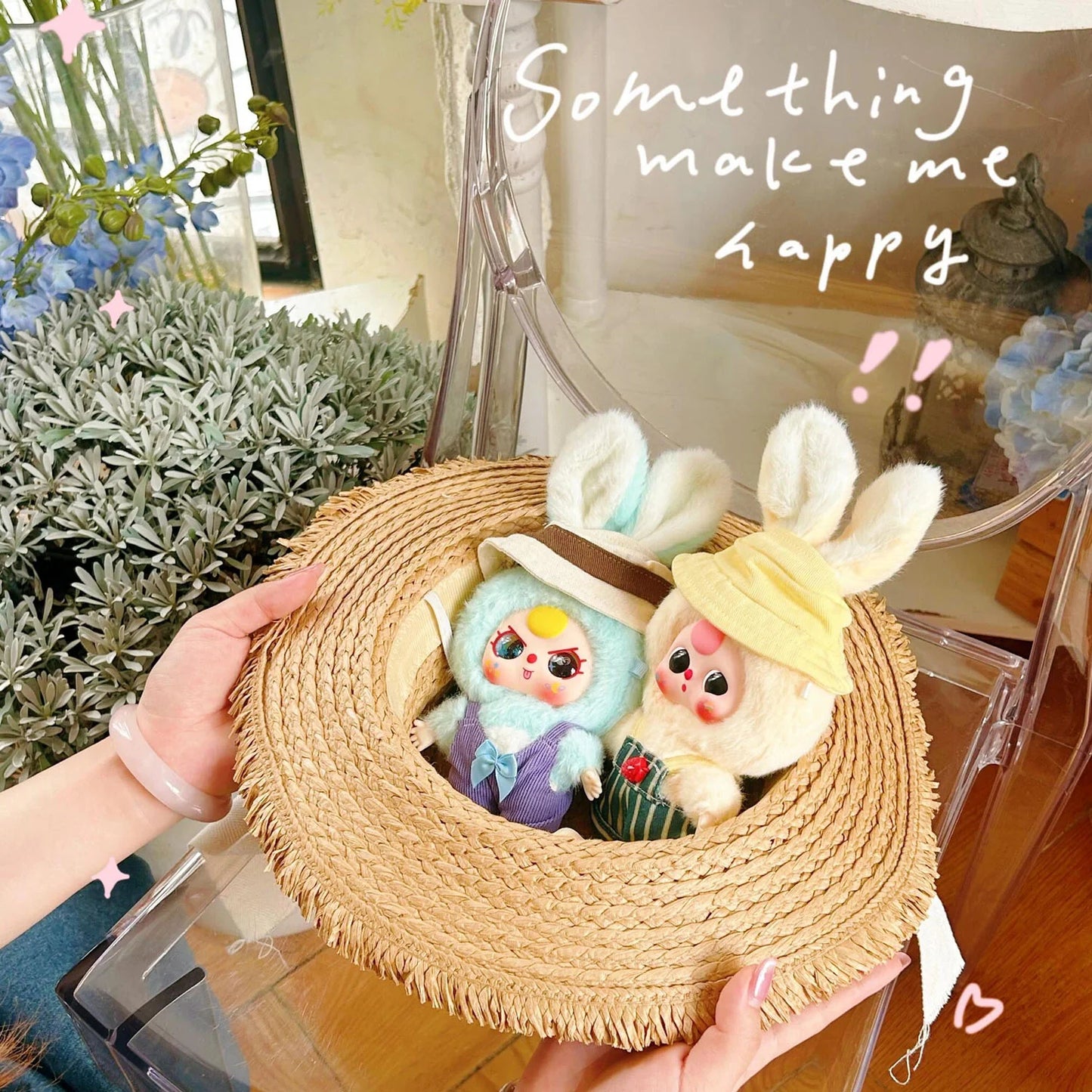Baby Three Rabbit Macaron V1 Cute Bunny Plush Blind Box