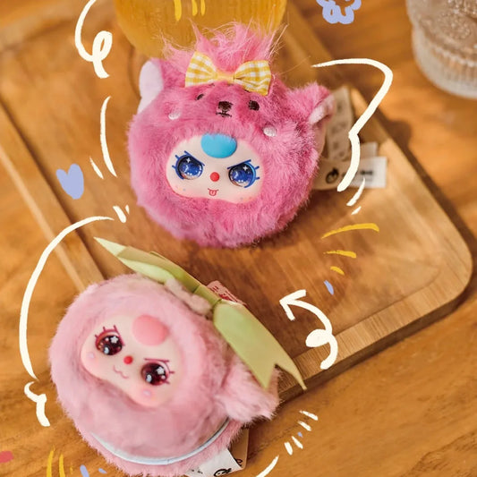 Baby Three Compact Vanity Makeup Mirror Plush