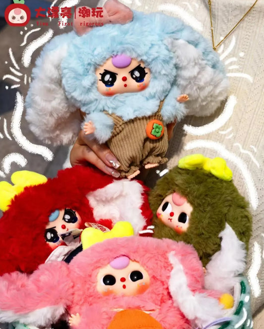 Baby Three Rabbit Macaron V2 Cute Bunny Plush Blind Box